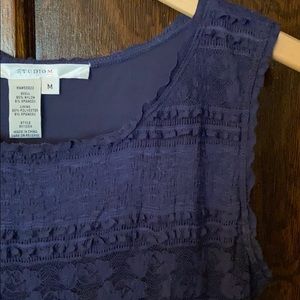 Studio M navy fun flirty dress